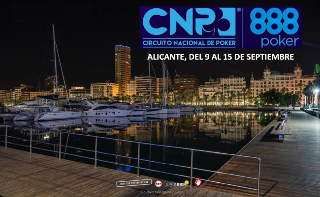 Casino Mediterráneo Alicante acogerá en septiembre al CNP888