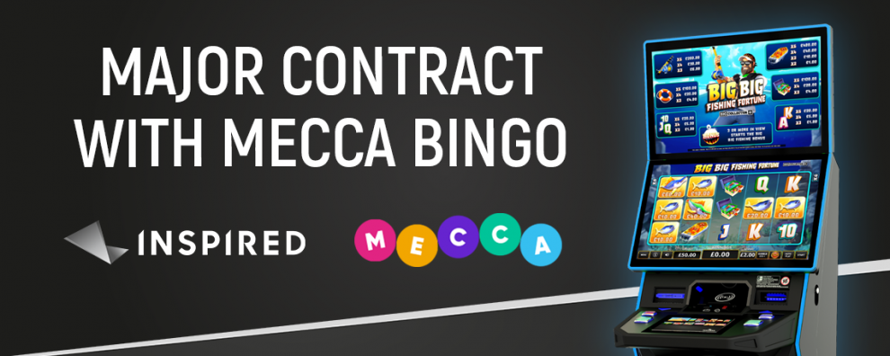 Inspired Gaming, Mecca Bingo, contract, gaming machines, UK, installation, gaming industry, gaming industry, bingo, slots, new agreement, partnership, gaming technology, gaming technology, bingo operator, gaming supplier, gaming provider