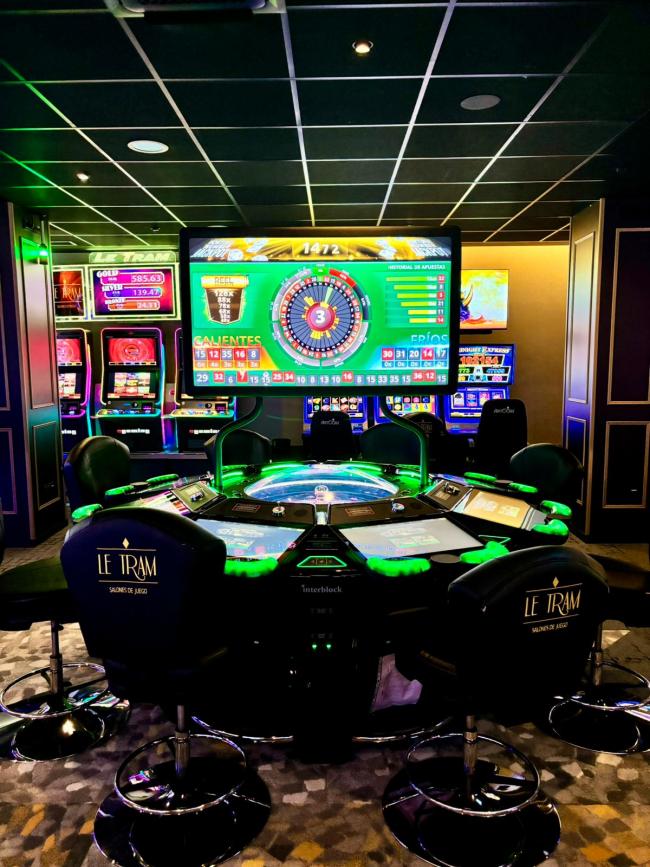 Interblock y Grupo Covimatic instalan la Ruleta Black Pearl - Reel Roulette en Le Tram Marbella
