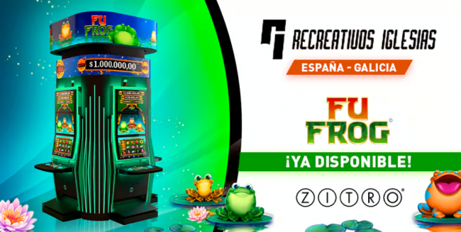 Fu Frog Llega a las Salas Gallegas de Recreativos Iglesias