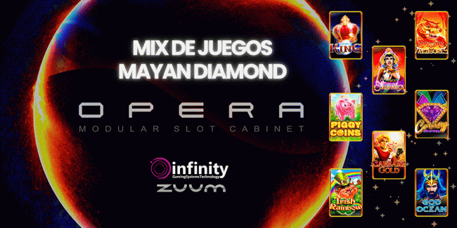 Infinity Gaming revoluciona las salas de juego de Cataluña con Mayan Diamond