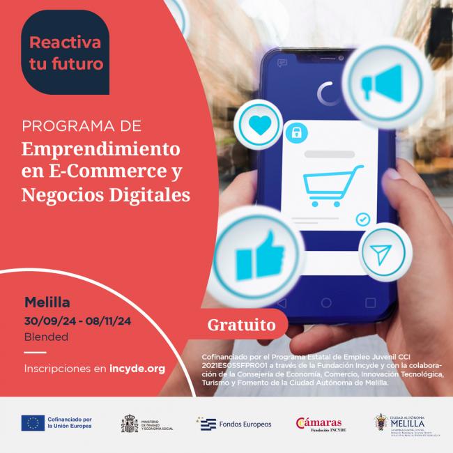 Doble Formación en Melilla: Fundación INCYDE y DG Innovación Impulsan Pequeño Comercio y E-Commerce