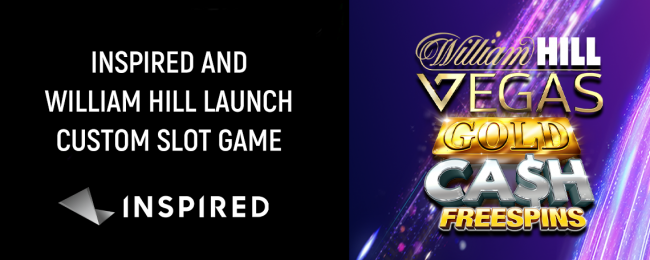 Inspired y William Hill lanzan un nuevo juego personalizado: William Hill Vegas Gold Cash Freespins