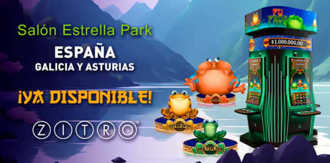 Las Ranitas Zitro llegan a los salones Estrella Park del Grupo MANOSA