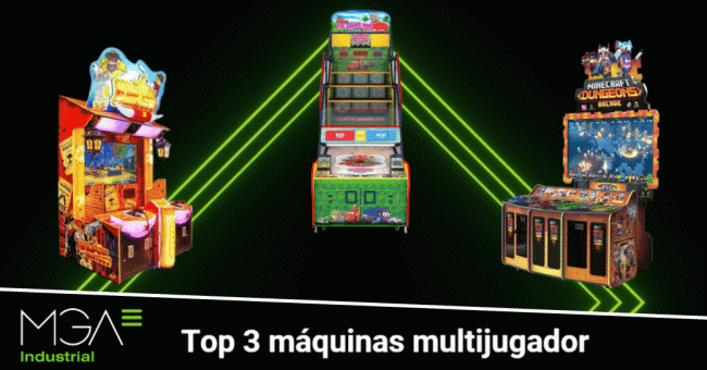 MGA presenta su Top 3 de máquinas multijugador de gama arcade