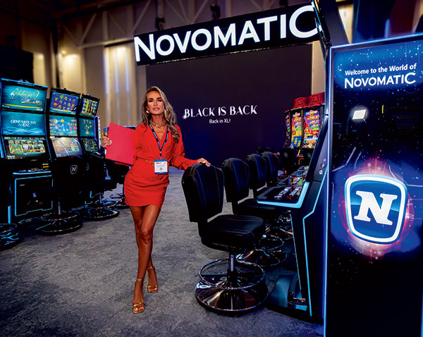 La actriz y presentadora Diana Munteanu estará en el stand de NOVOMATIC