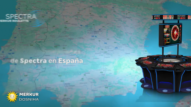Nuevas instalaciones de la ruleta Spectra de Merkur Dosniha en toda España