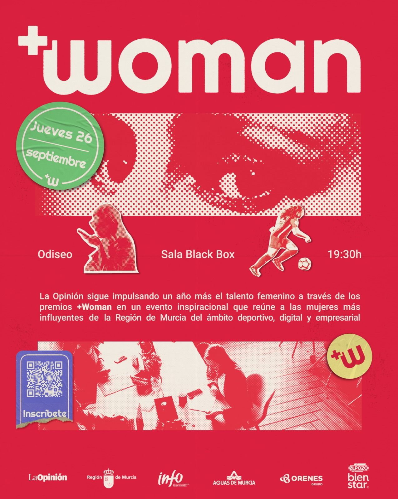Orenes, impulsor de los premios +Woman para reconocer el talento femenino en Murcia.