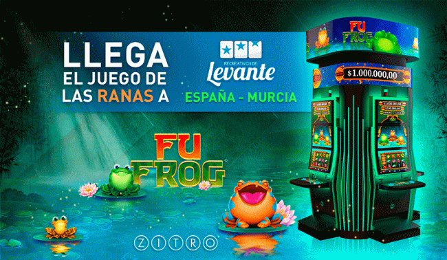Recreativos de Levante revoluciona el juego en Murcia con Fu Frog