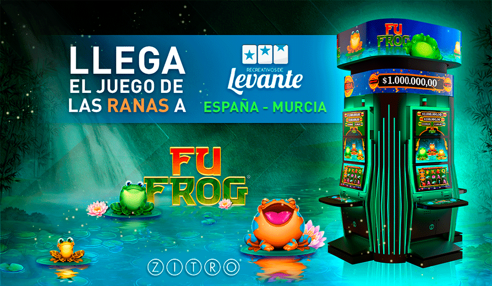 Recreativos de Levante revoluciona el juego en Murcia con Fu Frog