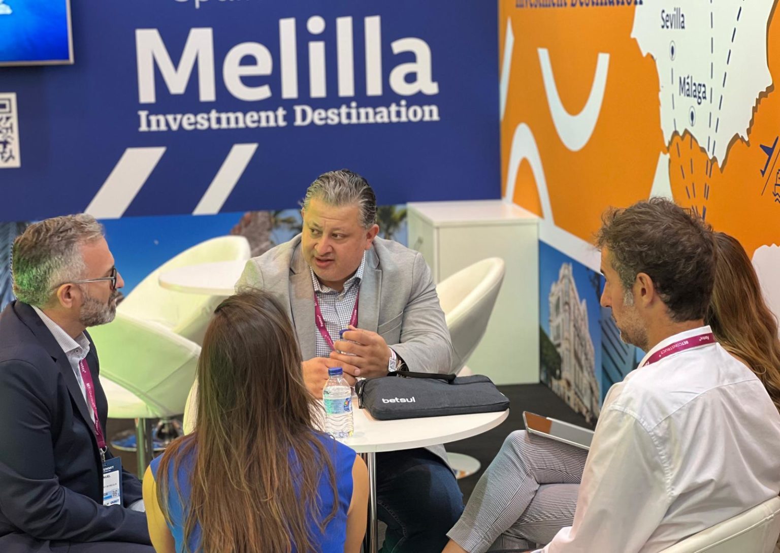 Melilla destaca en el SBC Summit de Lisboa con gran afluencia de visitantes en su stand