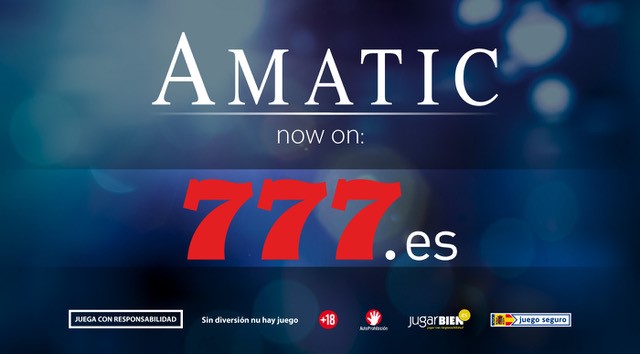 Amatic amplía su presencia en el mercado español con slots online en 777.es