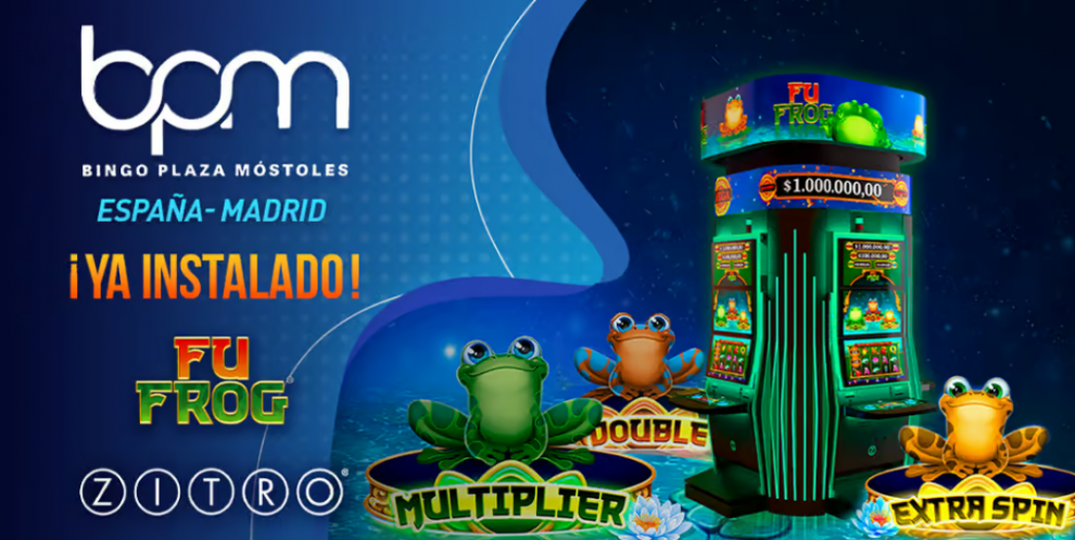 Fu Frog de Zitro Debuta en Bingo Plaza de Móstoles con Éxito Rotundo