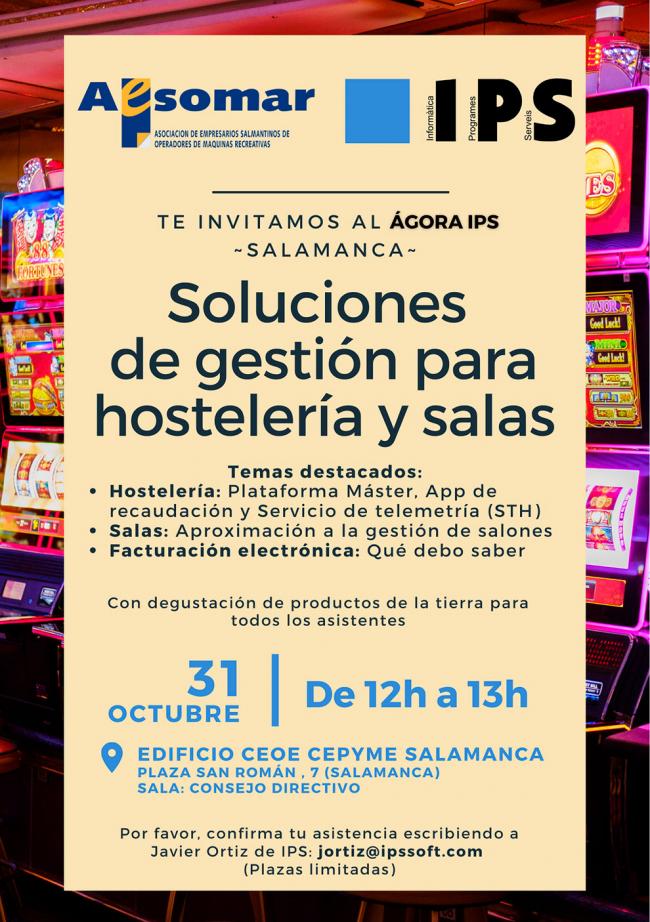 IPS convoca un encuentro para operadores en Salamanca el 31 de octubre