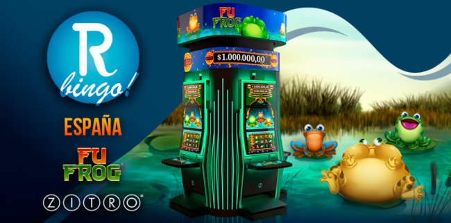 LAS RANAS DE ZITRO YA SE DISFRUTAN EN LOS BINGOS ROYAL, DE COMAR