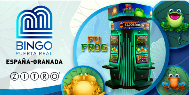 Llega el fenómeno Fu Frog al Bingo Puerta Real de Granada