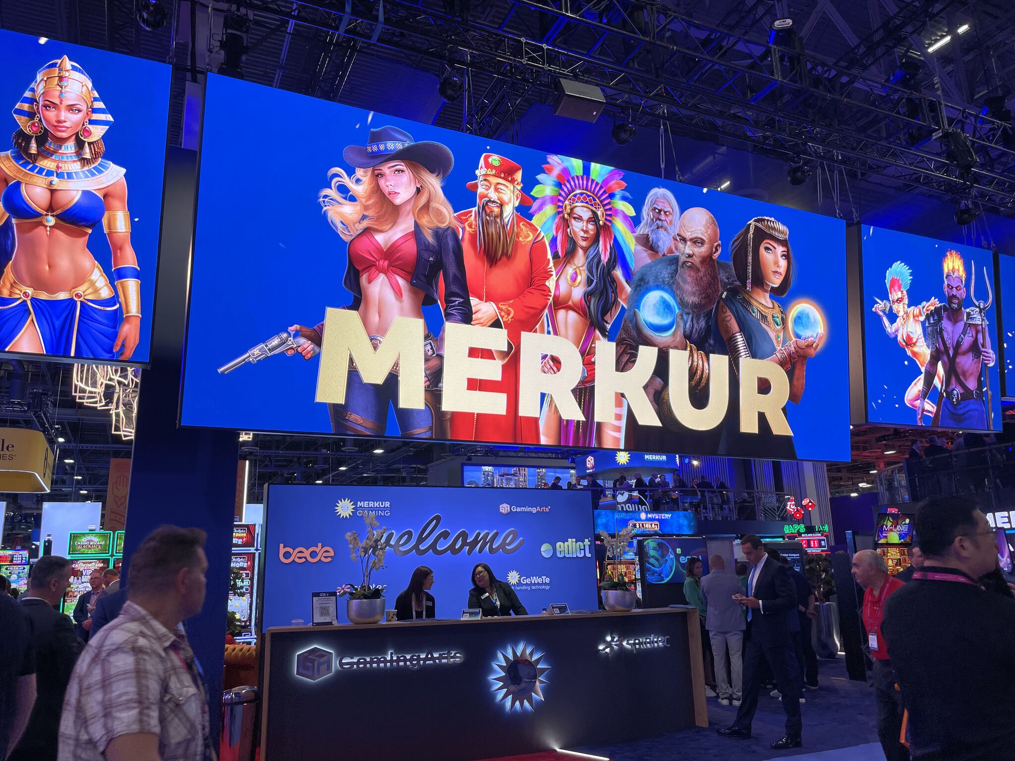Merkur Gaming se presenta con fuerza en la Global Gaming Expo 2024 FOTOS