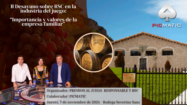 Desayuno RSC sobre la Importancia de la Empresa Familiar en la Industria del Juego con PICMATIC