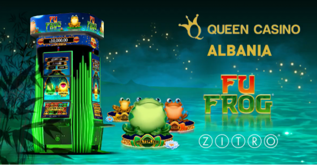 Queen Casino Tirana Presenta el Juego Fu Frog de Zitro