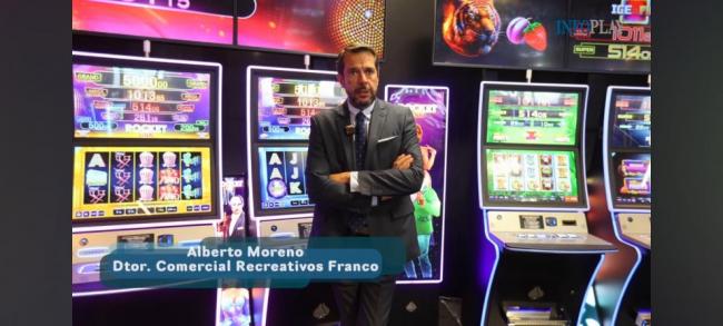 Alberto Moreno presenta nuevos productos para transformar el juego en hostelería y salones. R FRANCO