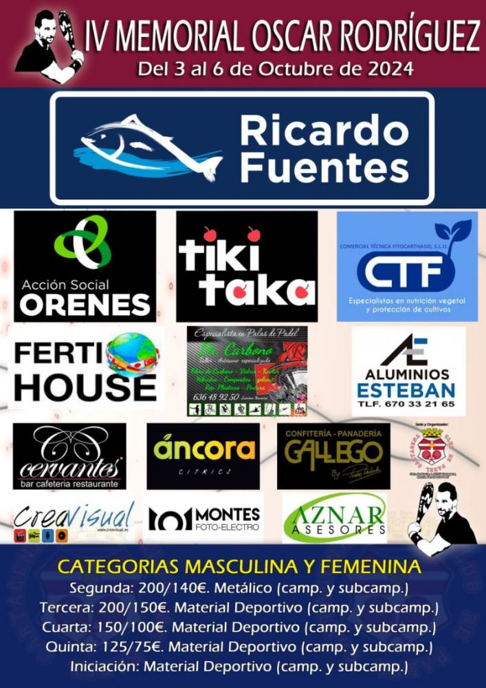 Tiki Taka Games apoya el IV Memorial Óscar Rodríguez en Cartagena