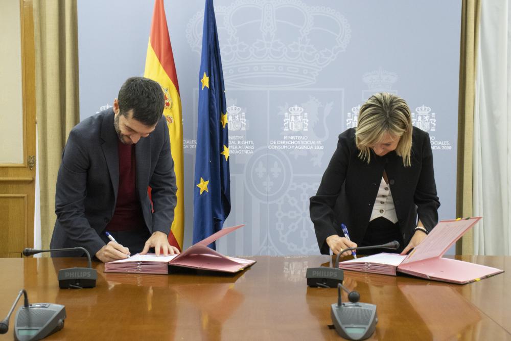 NAVARRA y el Gobierno central 'teatralizan' el habitual convenio de colaboración entre administraciones para compartir los registros de autoprohibidos