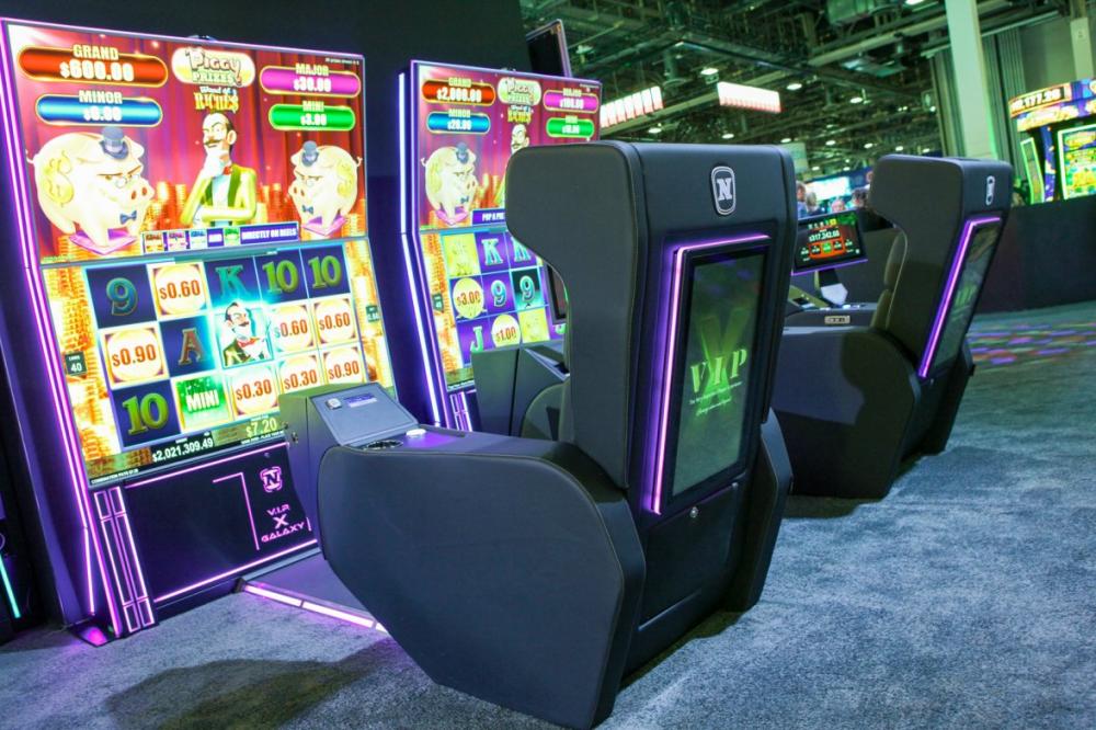 NOVOMATIC unveils a diverse portfolio at G2E 2024, featuring the V.I.P. X™, DIAMOND X™ series, and the expansive THUNDER CASH™ GOLD progressive family.