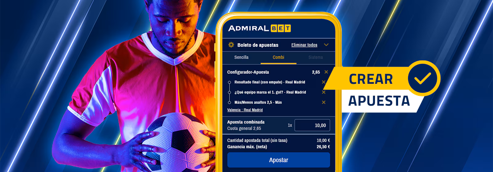 AdmiralBet Renueva sus Licencias Generales para "Otros Juegos" y "Apuestas" en España