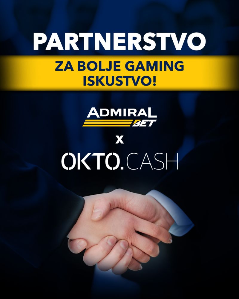 AdmiralBet se asocia con OKTO.CASH para ofrecer pagos inmediatos en efectivo en Serbia