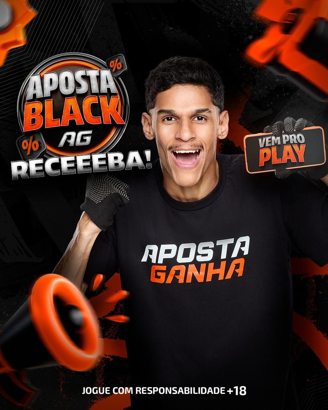 Aposta Ganha revoluciona el Black Friday con Luva de Pedreiro como embajador.