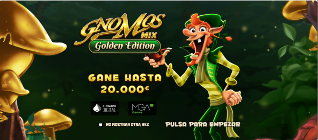 Gnomos Mix Golden Edition: Un clásico renovado con premios de hasta 20.000 €