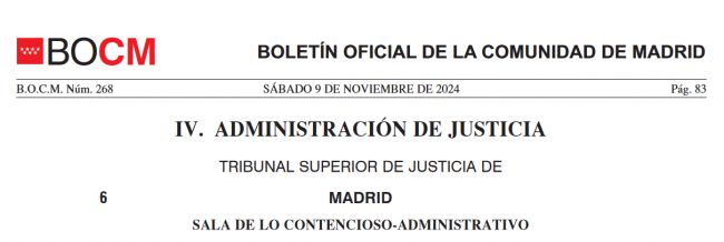 El TSJ de Madrid Anula la Prohibición de Cajeros Automáticos en Salones de Juego, Publicado en el Boletín Oficial