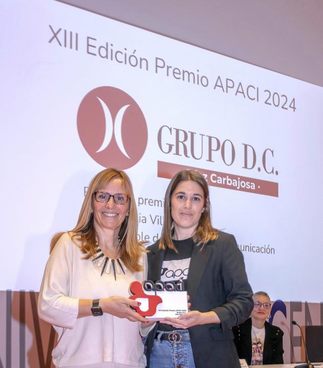 Grupo Díaz Carbajosa galardonado por APACI en las XVII Jornadas Nacionales de Cardiopatías Congénitas