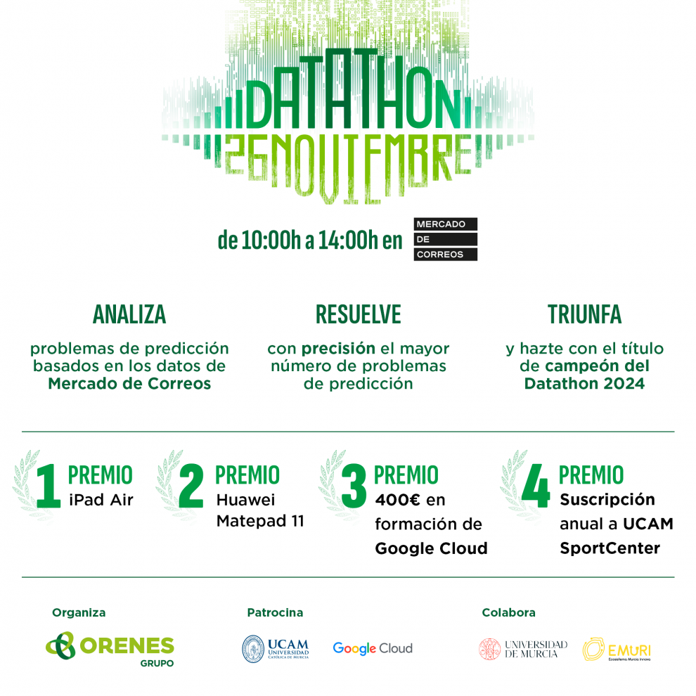 Grupo Orenes lanza la Segunda Edición de su 'Datathon' en Murcia
