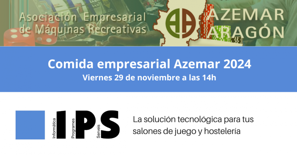 IPS refuerza su compromiso con el sector como patrocinador de Azemar 2024 y confirma su apoyo a Expojoc Valencia