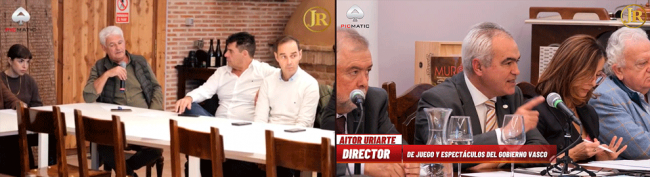 Juan Vicente Torralba, presidente de Salones de Euskadi y Aitor Uriarte, director de Juego, intercambian opiniones sobre el Proyecto FES, el impacto social y las dificultades de contratación
EXTRACTOS EN DOS VÍDEOS