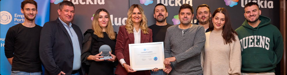 Luckia Gaming Group, reconocido como Mejor Empleador en Croacia por sexto año consecutivo