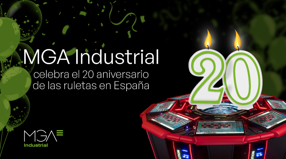 MGA Industrial celebra el 20 aniversario de las primeras ruletas en España