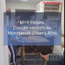 MYR Hotels (Fidel Molina) se Une a los Vecinos de Montserrat para Mitigar los Efectos de la DANA
