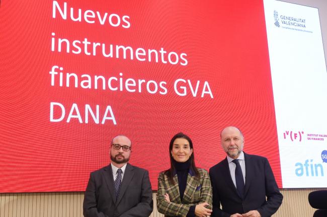 Ruth Merino anuncia 350 millones de euros a coste cero para autónomos y empresas afectadas por la riada