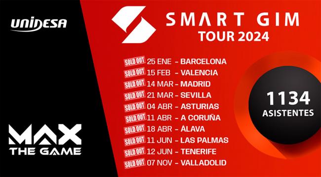 Éxito rotundo del Smart Gim Tour de UNIDESA: Más de 1.100 asistentes en toda España