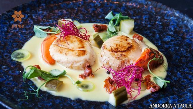 UNNIC Andorra se une al Festival Gastronómico Andorra a Taula 2024 con un exclusivo menú degustación