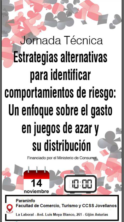La Universidad de Oviedo organiza Jornada Técnica sobre estrategias para identificar riesgos en juegos de azar