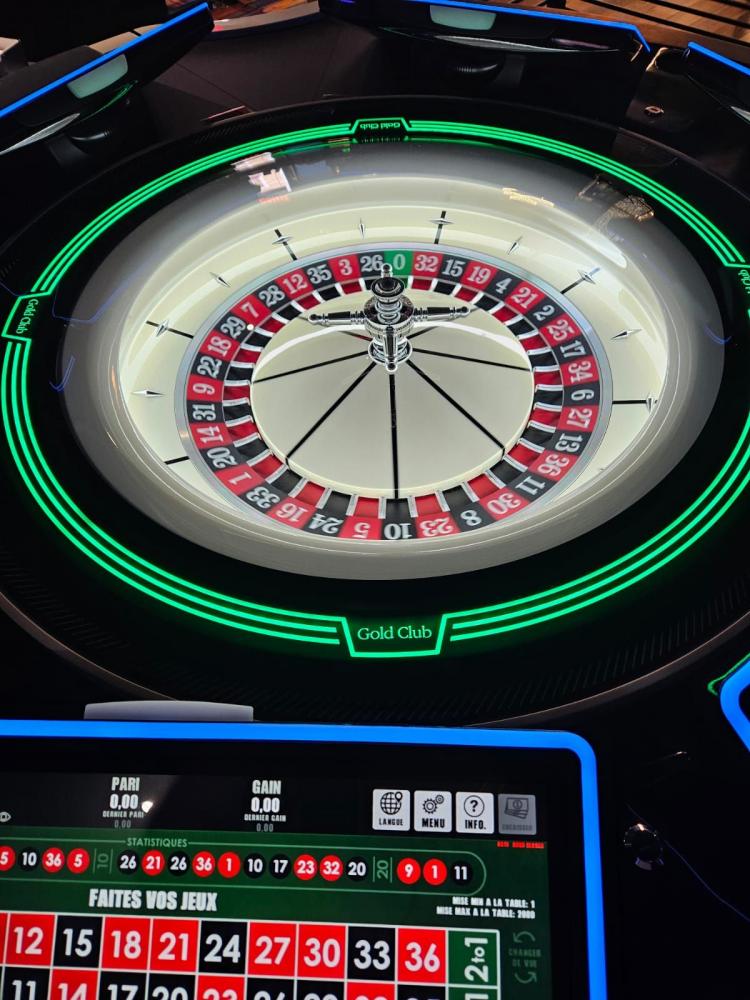 Win Systems installs Gold Club electronic roulette at Casino Chaudes Aigues