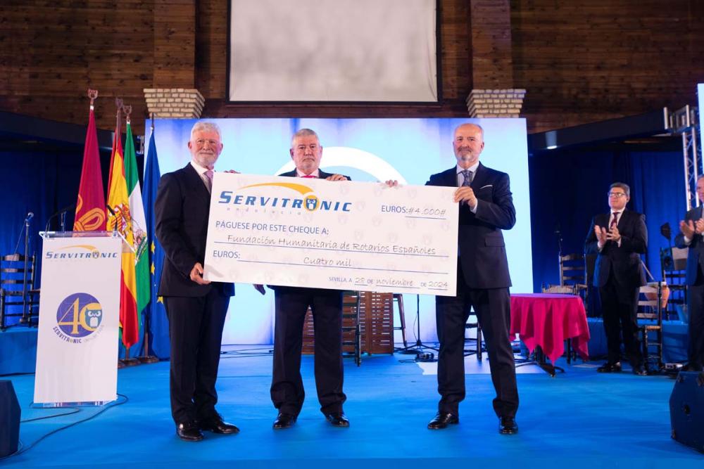 Andrés Soto celebra el 40 aniversario de Servitronic con un emotivo discurso y un homenaje solidario a Valencia
LEAN EL DISCURSO COMPLETO