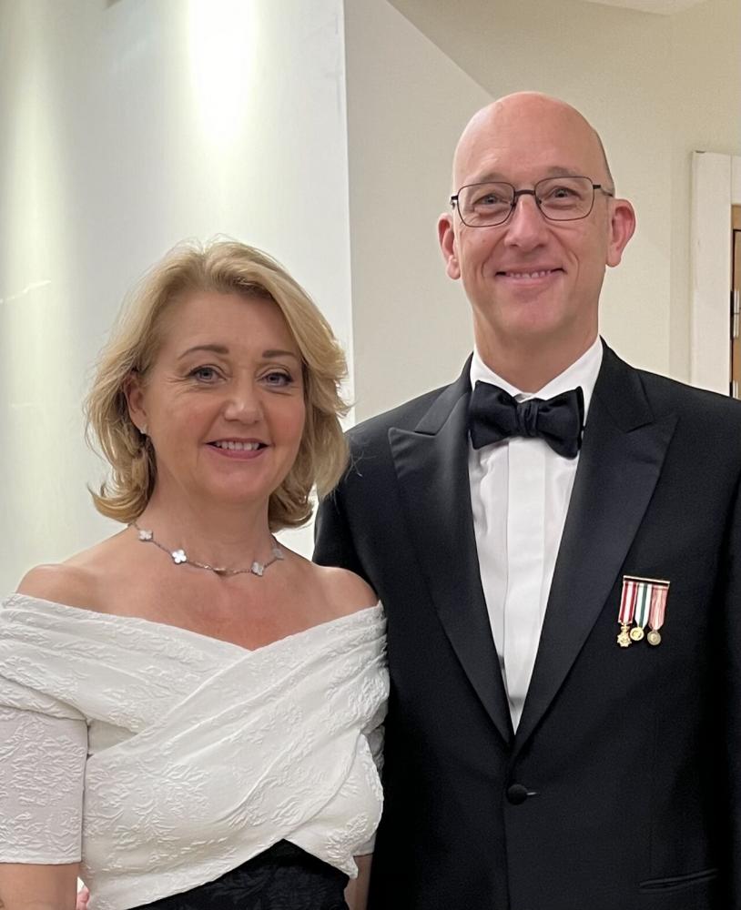 Pascal Camia awarded Knight in the Order of Saint-Charles by Prince Albert II