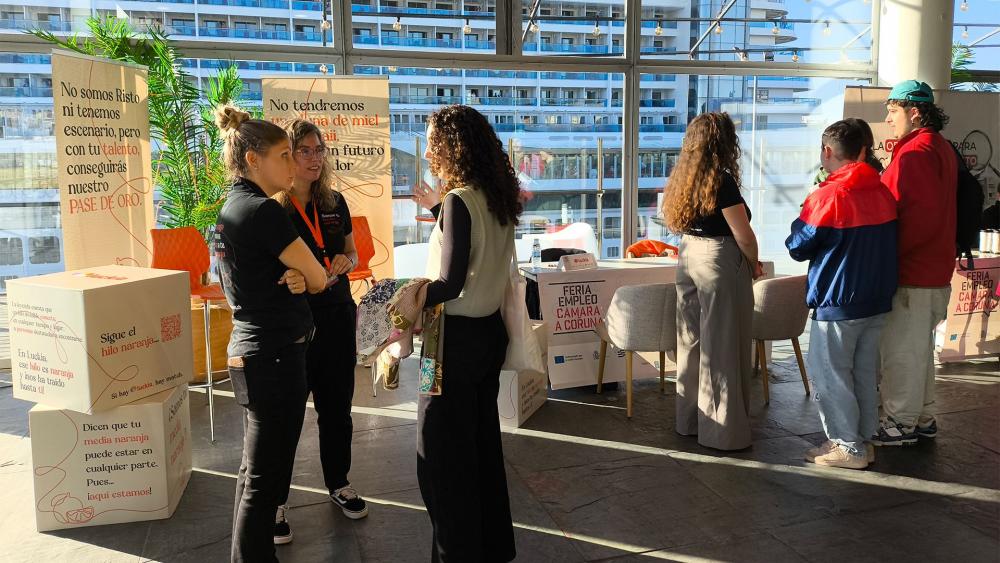 Luckia participa en la Feria de Empleo de la Cámara de Comercio de A Coruña en busca de talento