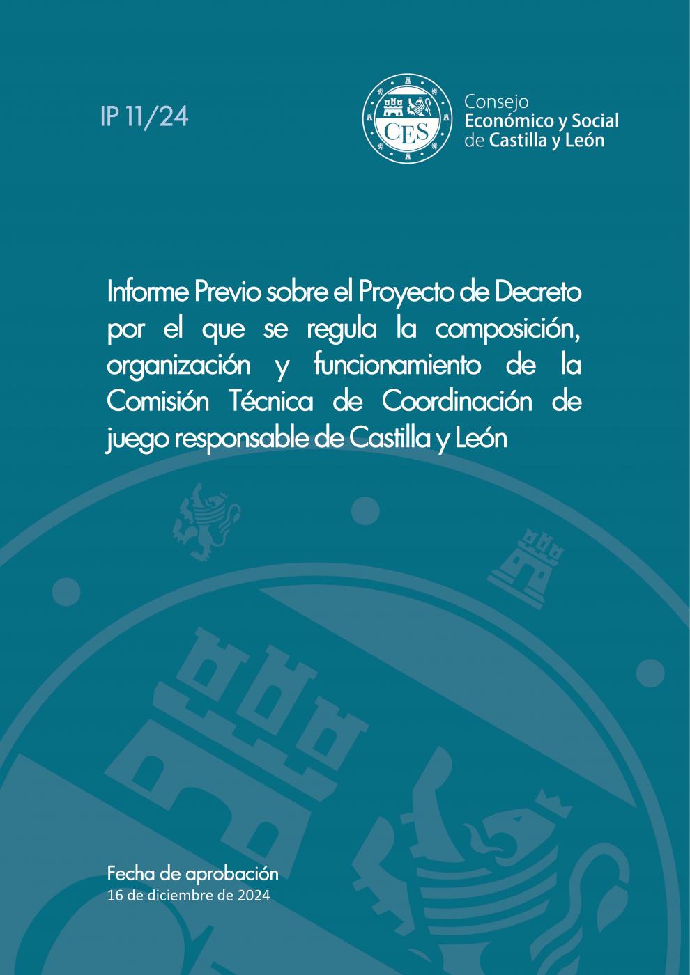 Así es el Informe Previo sobre el Proyecto de Decreto por el que se regula la composición, organización y funcionamiento de la Comisión Técnica de Coordinación de juego responsable de Castilla y León