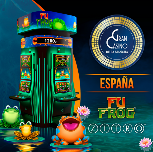 El Gran Casino de La Mancha incorpora Fu Frog de Zitro, un juego revolucionario