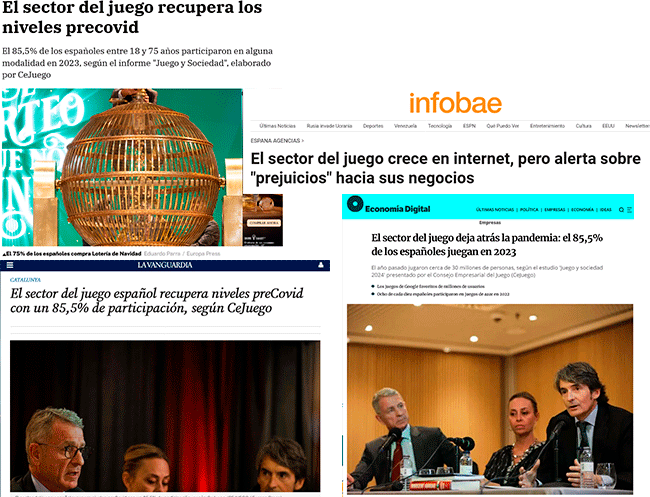 El Anuario del Juego 2024 de CeJuego en los titulares de la prensa generalista